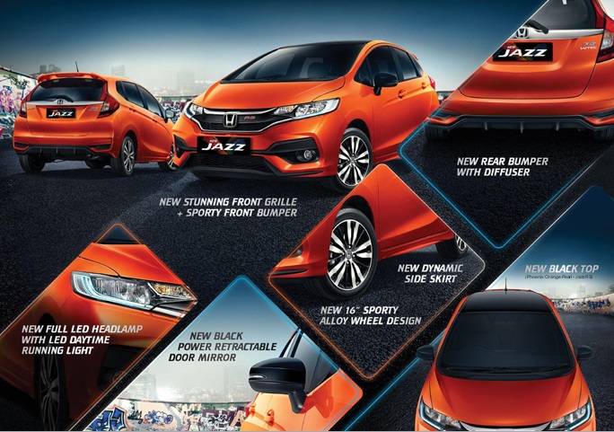 honda malang honda jazz face lift exterior